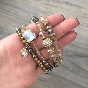 Crystal Bracelet Set - BRAND NEW